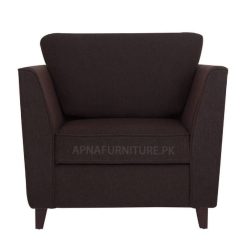 single seater sofa with wooden frame