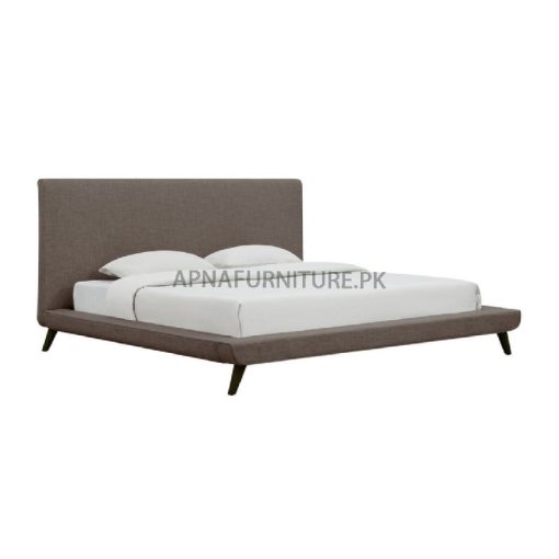 double bed with mattress in low height