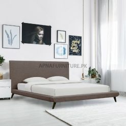 double bed with low height on apnafurniture.pk