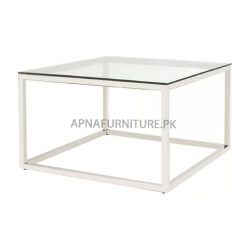 center table design with glass top and iron base