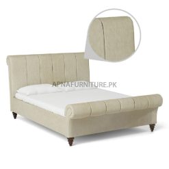 double bed with upholstery in pakistan