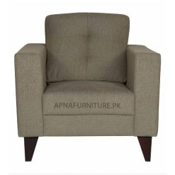 single seater sofa with wooden frame
