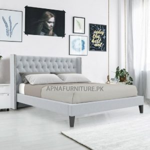 upholstered double bed design