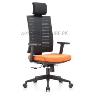 office chair high back with headrest and adjustable arms available for sale online in Pakistan