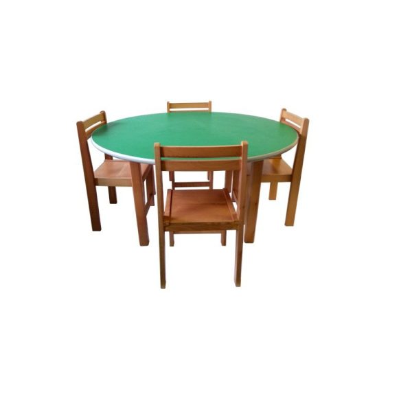 Kids Round Table And Chairs In Stan, Toddler Round Wooden Table And Chairs