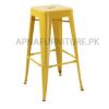 iron kitchen stool with powder coating paint