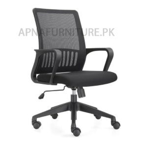 mesh back office chair with lumbar support