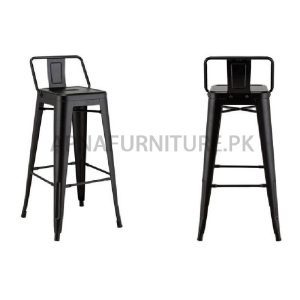 iron bar stool in stylish and new design with powder coating