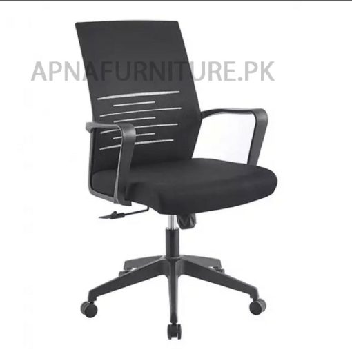 office chair for sale online in black colour and adjustable height