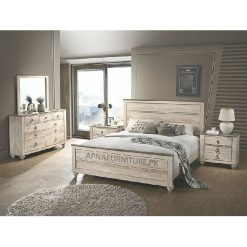 complete bed set in chalk paint finish