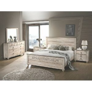 complete bed set in chalk paint finish