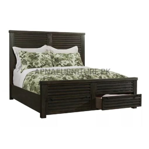 double bed with storage drawer
