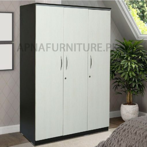three door wardrobe in lamination sheet - high quality