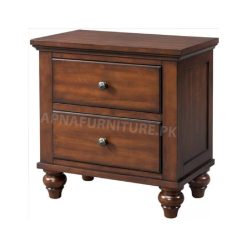 solid sheesham wood bed side table