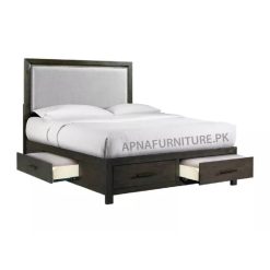 high quality double bed with storage drawers
