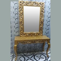 Console with mirror available for sale at best price