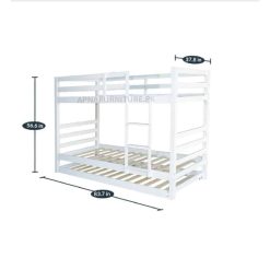 White twin bed dimensions