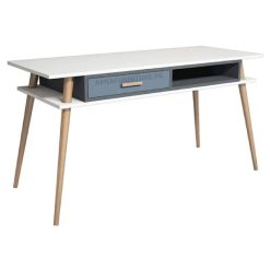 Study table with beech wood legs