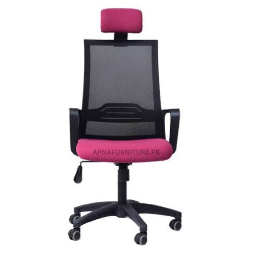 Korean office chair with headrest