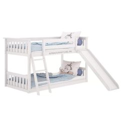Bunk bed with slide for kids