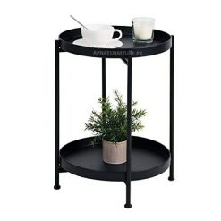 wrought iron side table in decent design