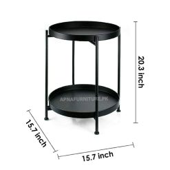 wrought iron bed side table