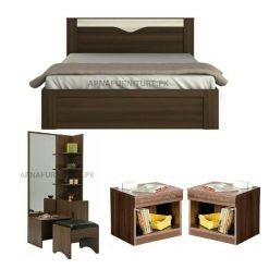 brown colour complete bed set in low price