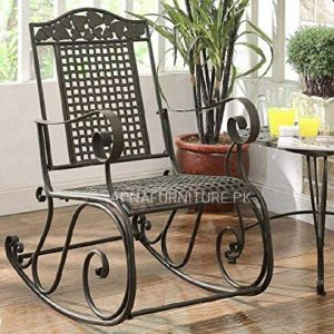 wrought iron rocking chair for sale