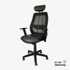Office chair with mesh back and lumbar support