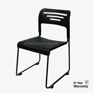 Office visitor chair in black color