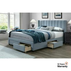Mazi Upholstery Storage Double Bed