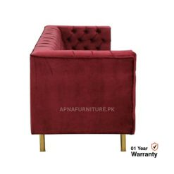 side view of two seater sofa in ryan sofa set