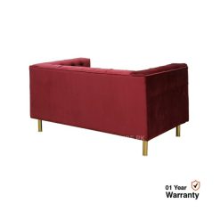 back side of two seater sofa in ryan sofa set
