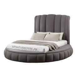 Round double bed
